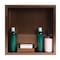 Alfi Brand 16" x 16" Brushed Copper PVD Steel Square Single Shelf Shower Niche ABNP1616-BC - alternate 2